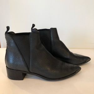 Acne black leather Chelsea boots